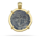 1622 Atocha Coin Gold Bezel
